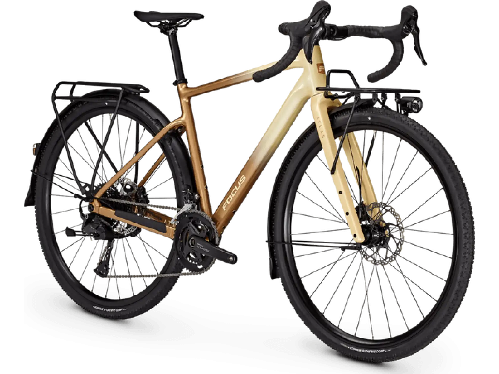 Focus Atlas 6.8 EQP gravel bicykel Sand/Oak