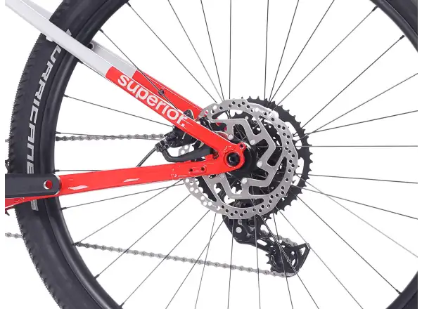 Superior eXP 6.3 horský elektrobicykel Gloss Grey/Red