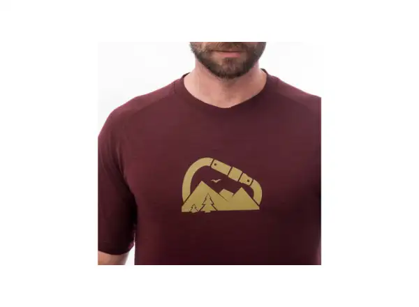 Sensor Merino Air PT Summit pánske tričko krátky rukáv Red