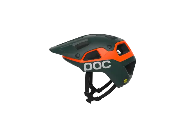 POC Cularis Pure MTB prilba Pargasite Green Matt/Fluorescent Orange Matt
