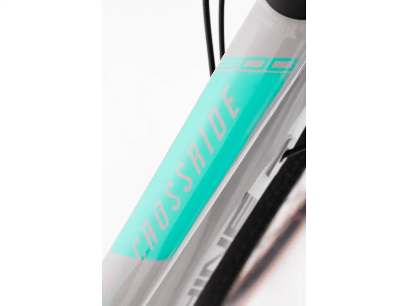 Rock Machine CrossRide 300 Lady gloss light grey/dark grey dámsky trekingový bicykel