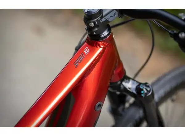 Superior eXC 7019 B horský e-bike Gloss Dark Red/Chrome Silver