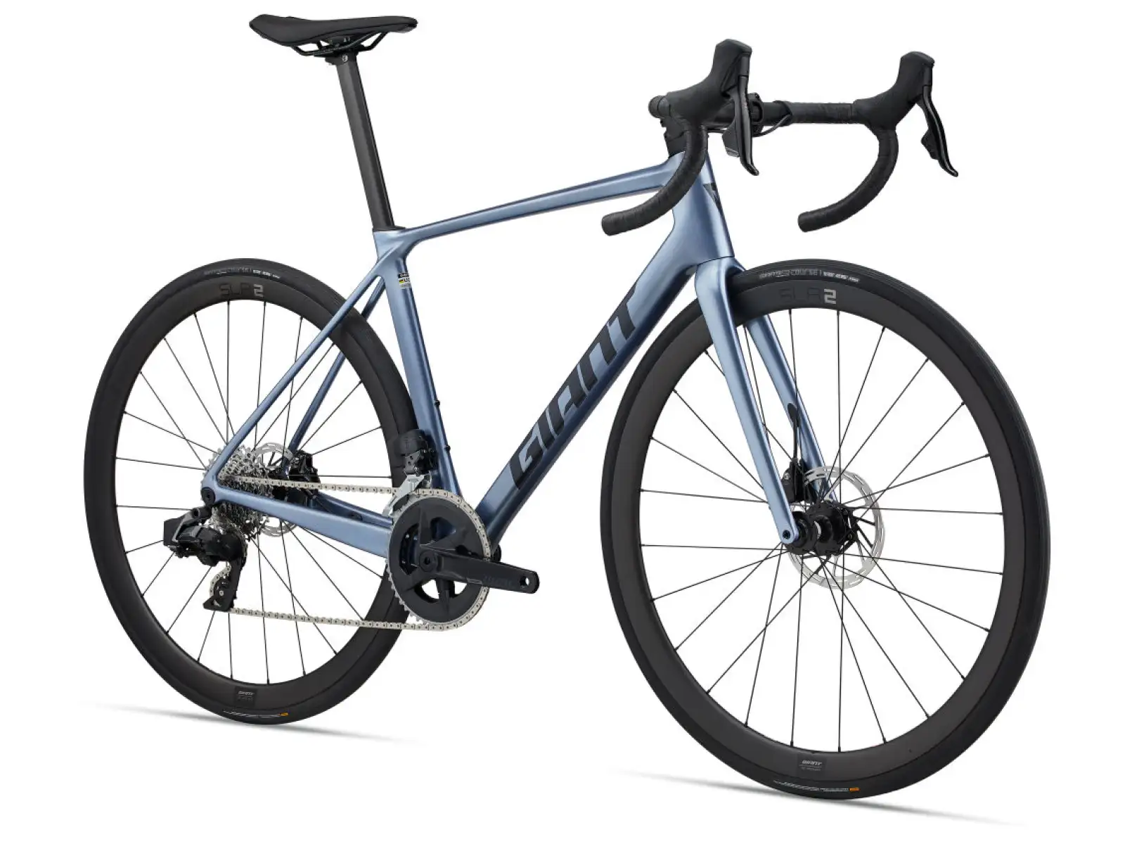 Giant TCR Advanced 0 AXS cestný bicykel Frost Silver