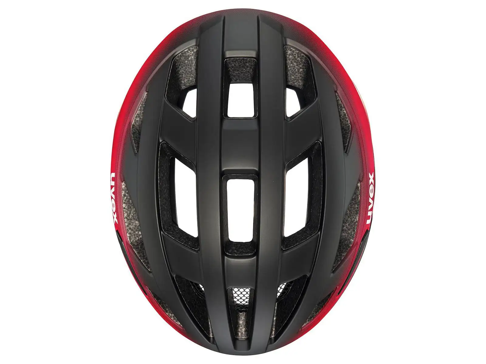 Uvex I-volute prilba Black/Red Matt