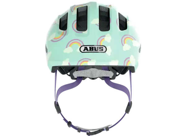 Abus Smiley 3.0 LED detská prilba Blue Rainbow