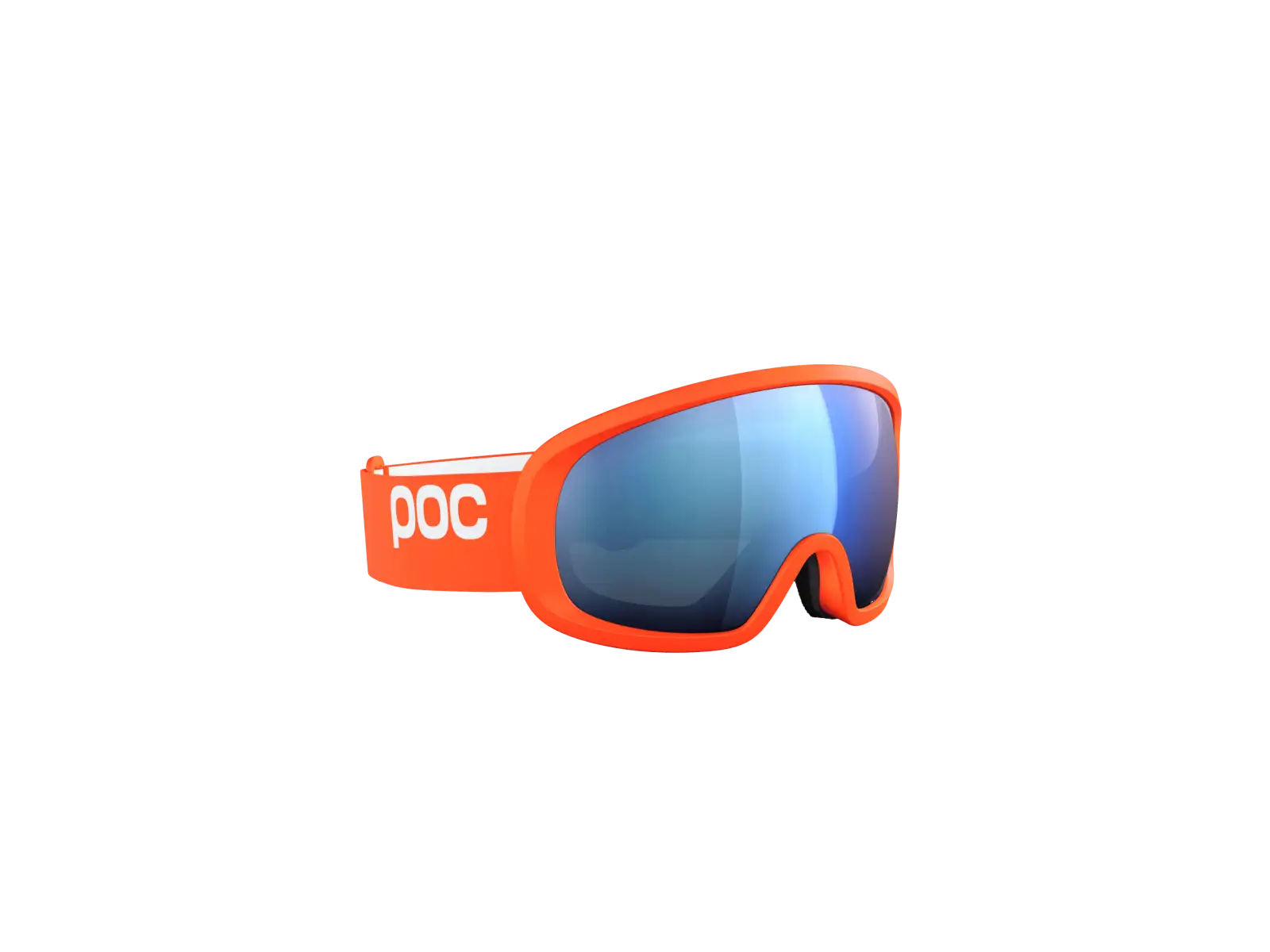 POC Fovea Mid lyžiarske okuliare Zink Orange/Partly Sunny Blue