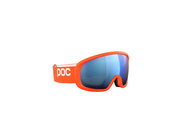 POC Fovea Mid lyžiarske okuliare Zink Orange/Partly Sunny Blue
