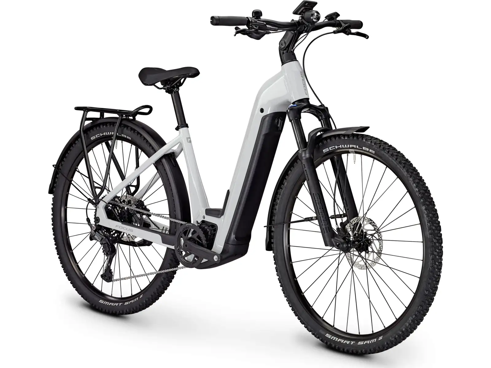 Focus Aventura2 6.7 WA 625 Wh horský elektrobicykel Lightgrey Glossy