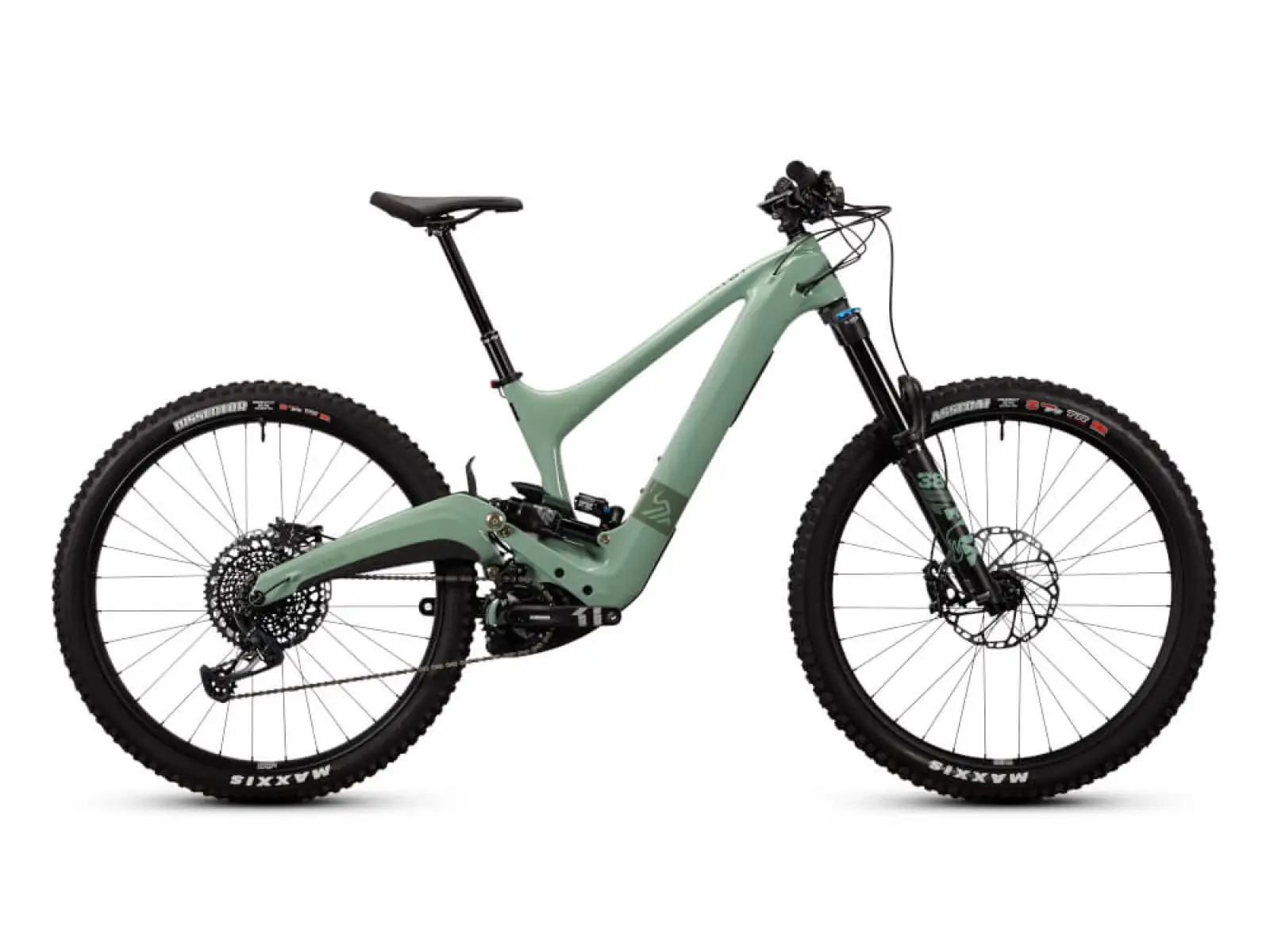 Ibis OSO Forest Service Green celoodpružený elektrický bicykel