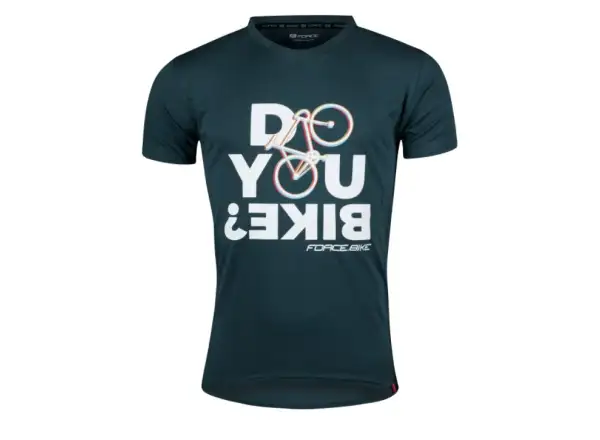 Force Bike pánske tričko krátky rukáv modrá
