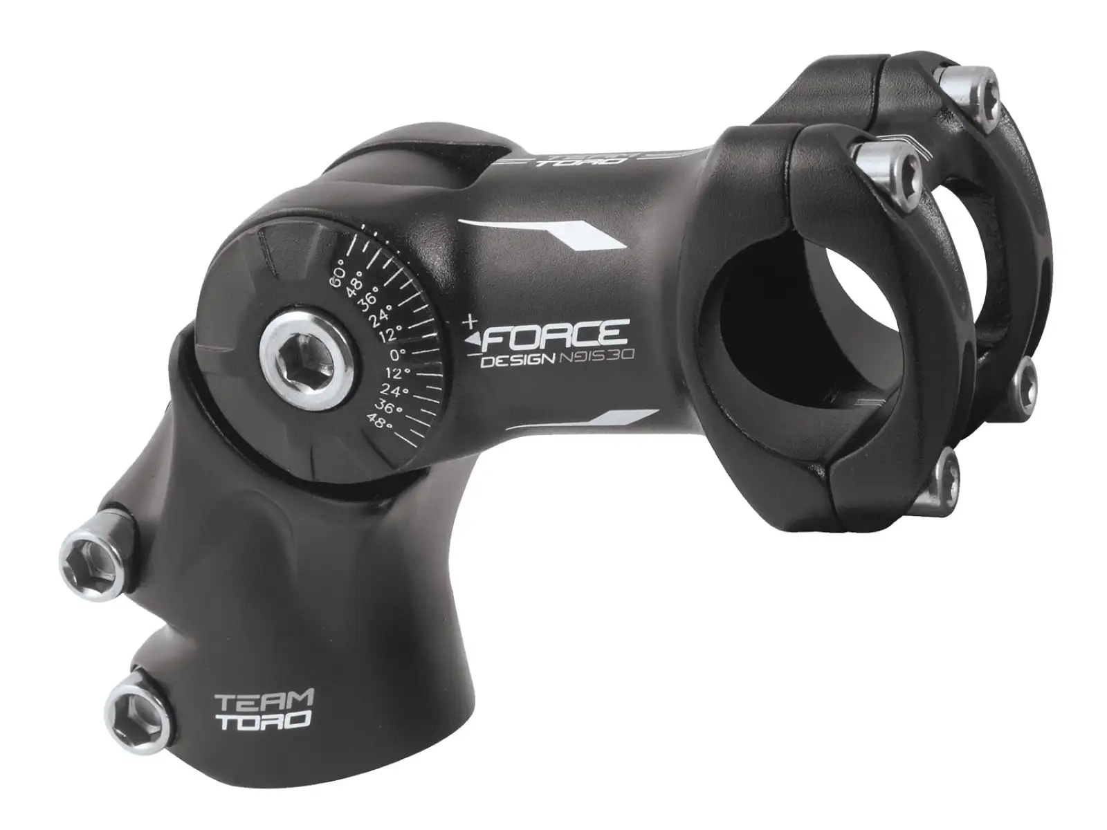 Force Toro nastaviteľný predstavec 25,4 mm čierna mat