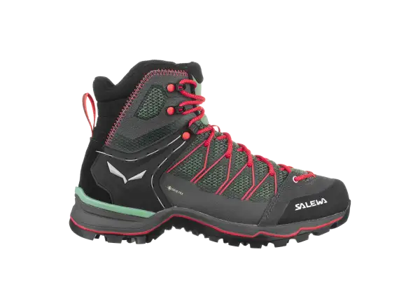 Salewa WS MTN Trainer Lite Mid Gore-Tex dámske topánky Feld Green/Fluo Coral