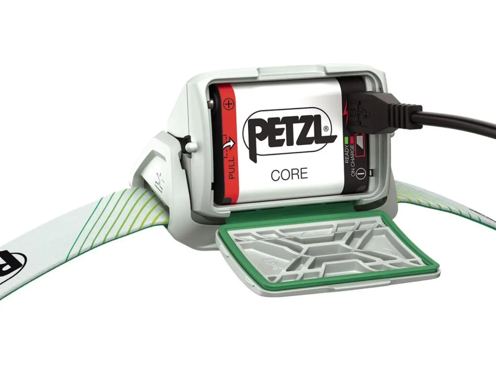 Čelovka Petzl Actik Core zelená