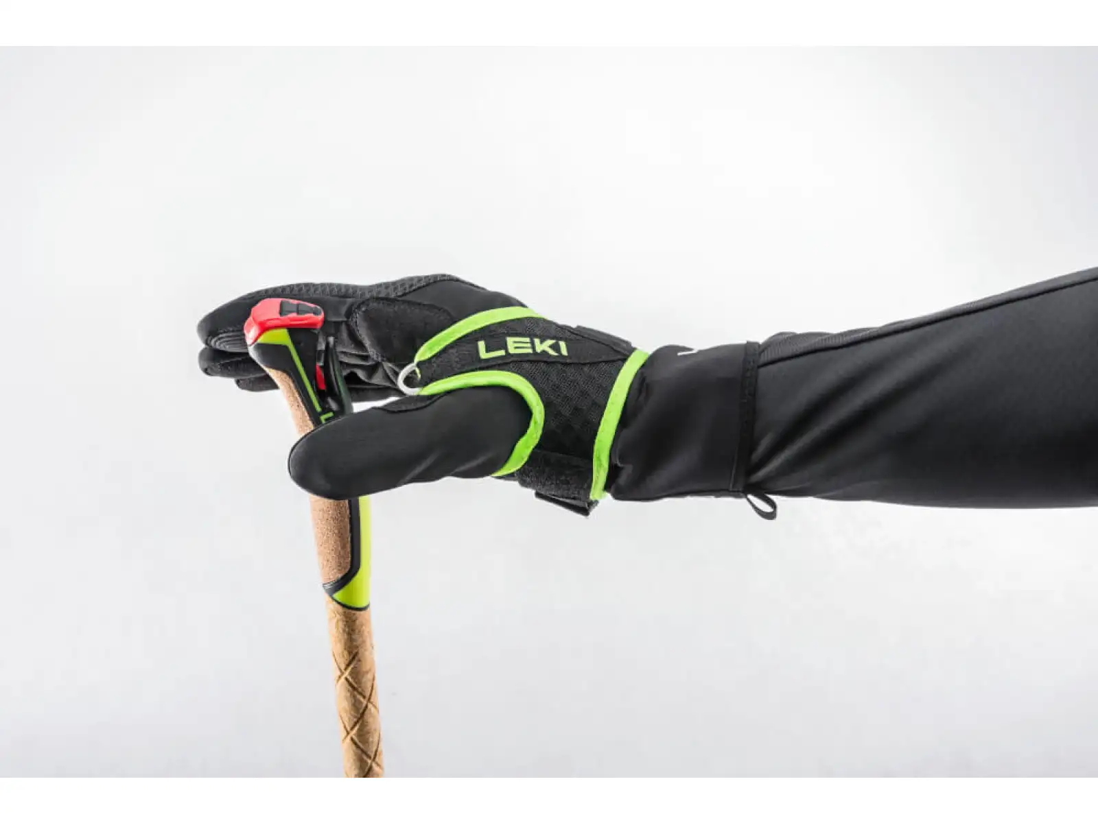Leki Mezza Race skialpové palice bright red/black/neon yellow