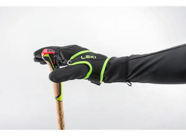 Leki Mezza Race skialpové palice bright red/black/neon yellow