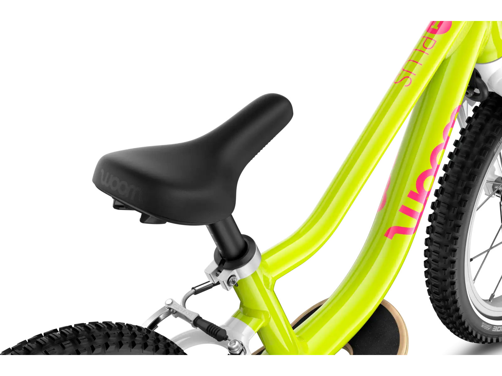 Woom GO 1 PLUS detské odrážadlo neon lime