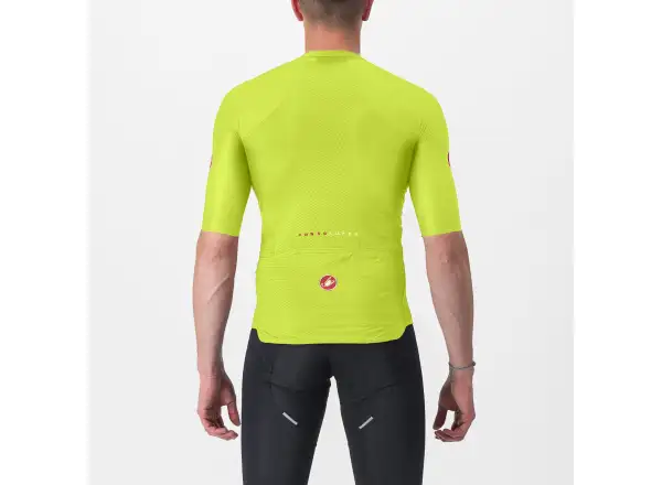 Castelli Aero Race 6.0 pánsky dres krátky rukáv Electric Lime