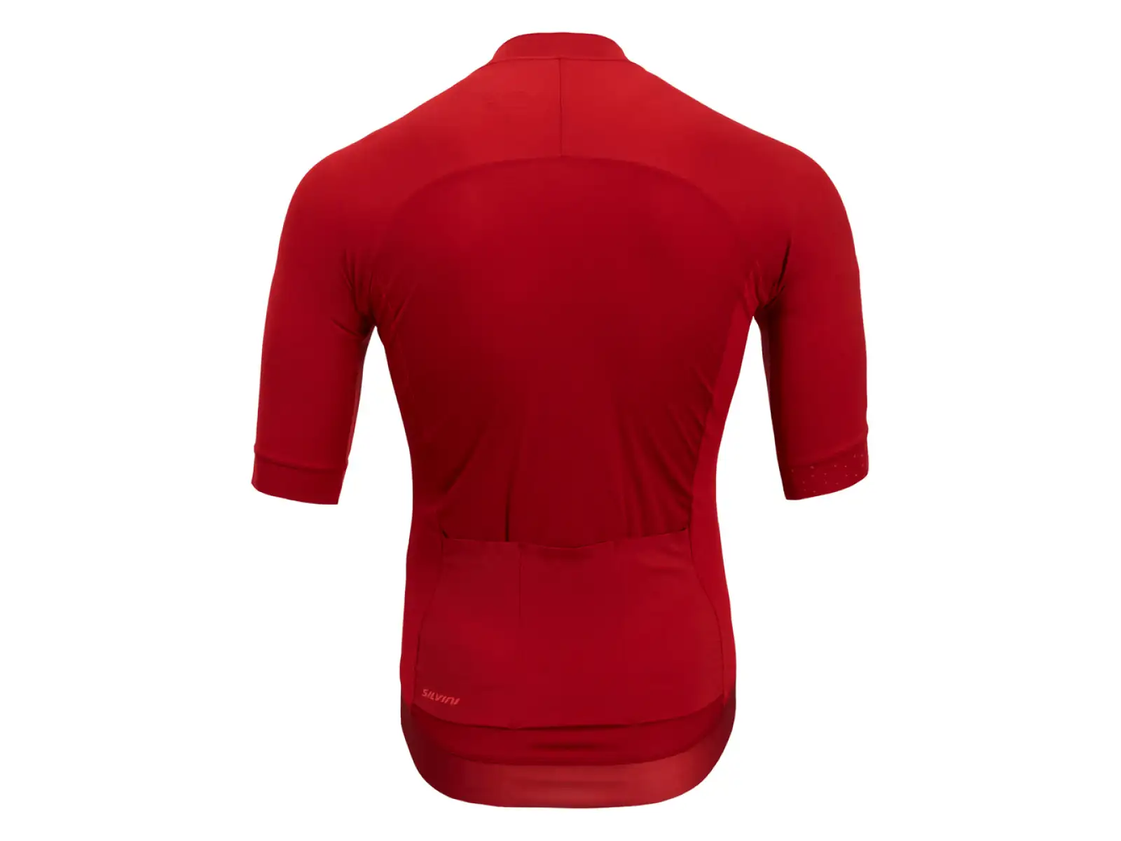 Silvini Ansino pánsky dres s krátkym rukávom merlot/red
