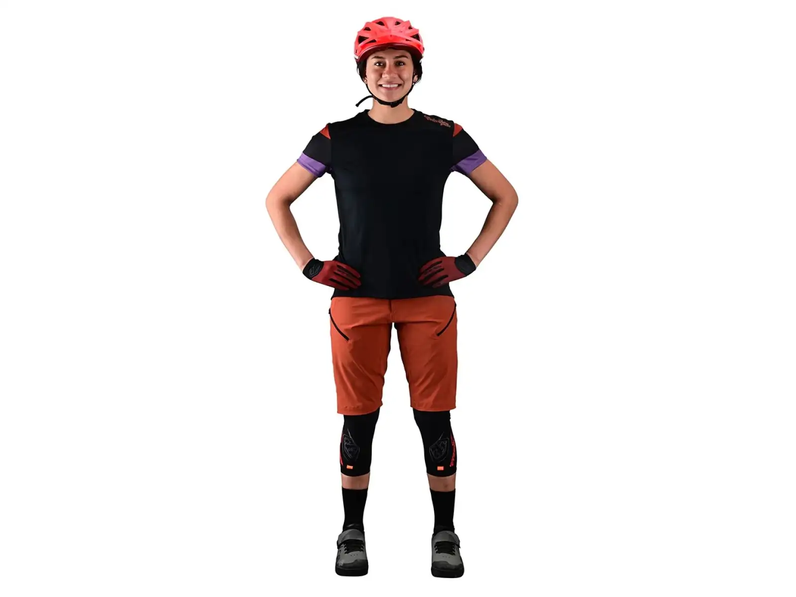 Troy Lee Designs Lilium Dámsky rugbyový dres s krátkym rukávom Black