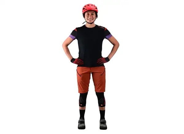 Troy Lee Designs Lilium Dámsky rugbyový dres s krátkym rukávom Black