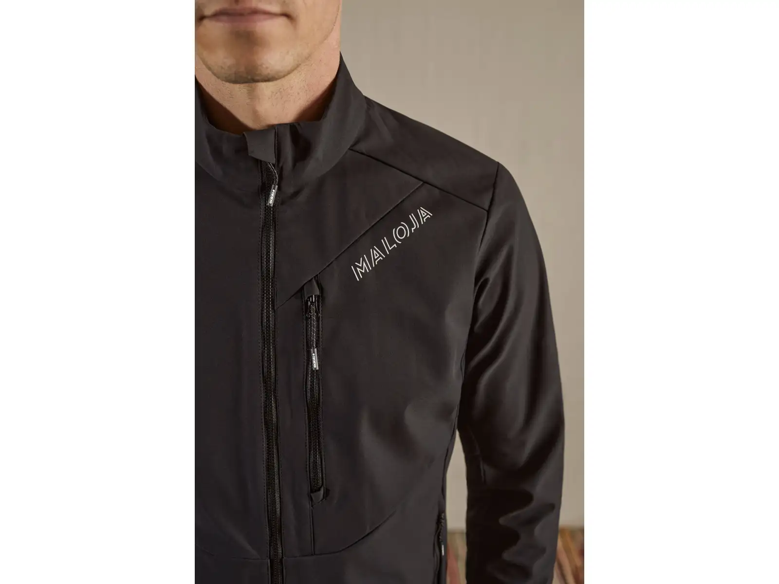 Maloja AlpelM. pánska bunda Deep Black Multi