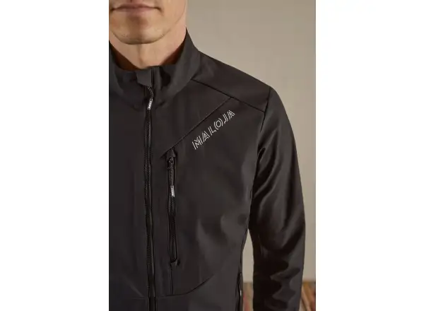 Maloja AlpelM. pánska bunda Deep Black Multi