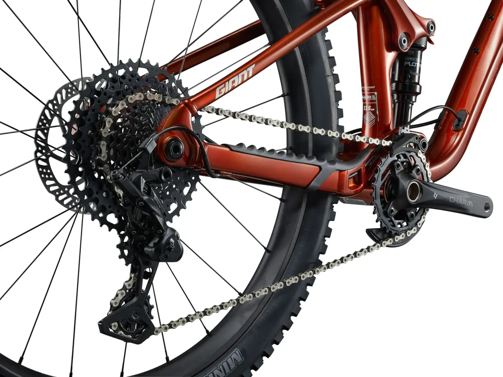 Giant Faith 27,5"/26" detský celoodpružený bicykel Copper