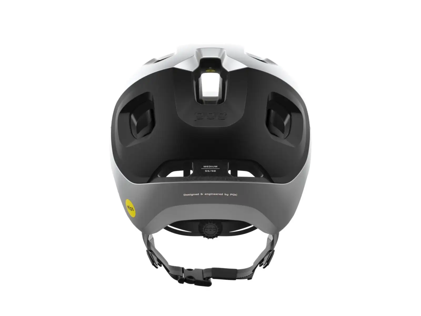 Prilba POC Axion Race MIPS Uranium Black/Argentite Silver Matt