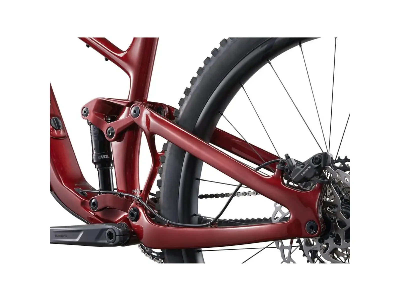 Giant Trance X Advanced 2 celoodpružený horský bicykel Sangria