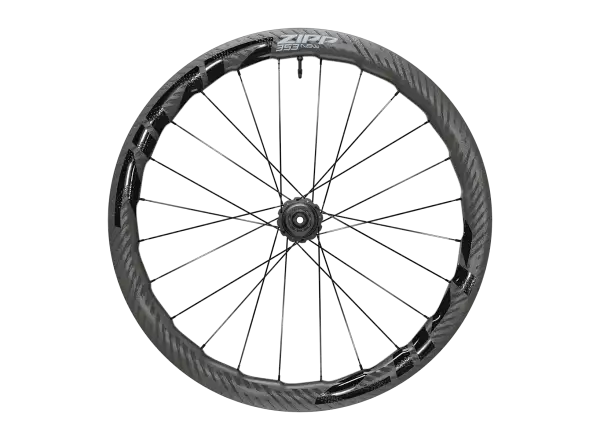 Zipp 353 NSW Carbon Tubeless CenterLock zadné vypletené koleso orech Shiamno HG11