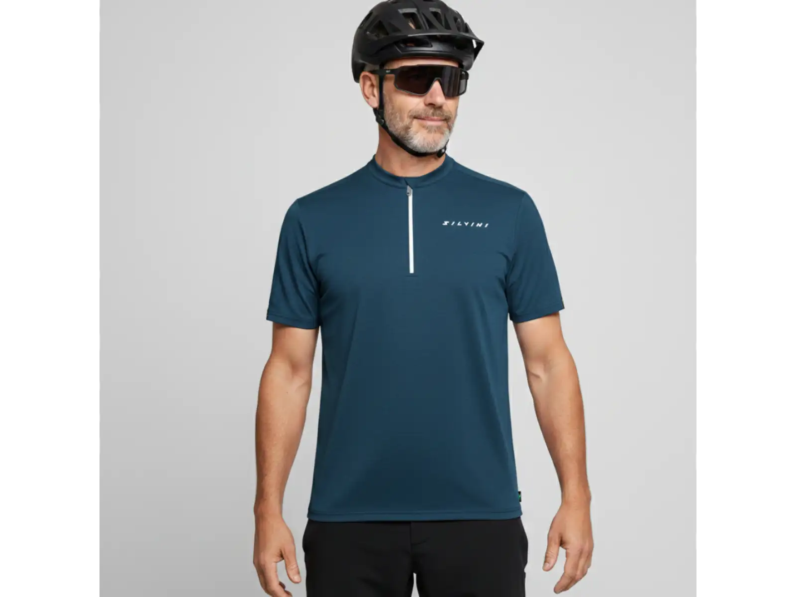 Silvini Naturno pánsky dres krátky rukáv Navy/Black