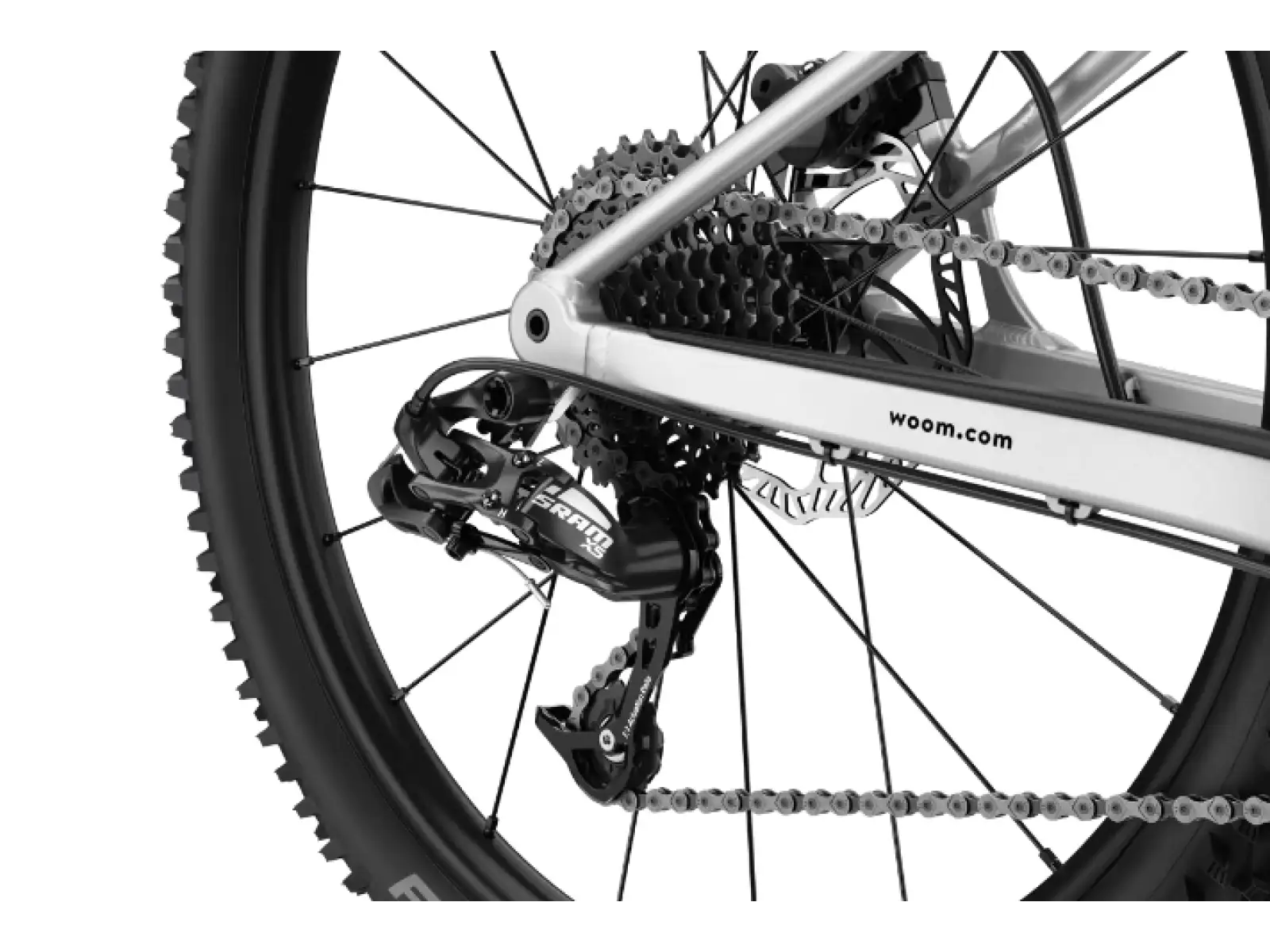 Woom 5 OFF Air Black 24 detský bicykel