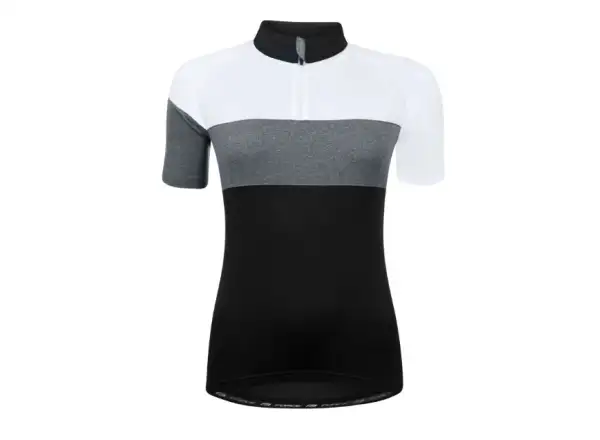 Force View Lady dámsky dres s krátkym rukávom Black/White/Grey