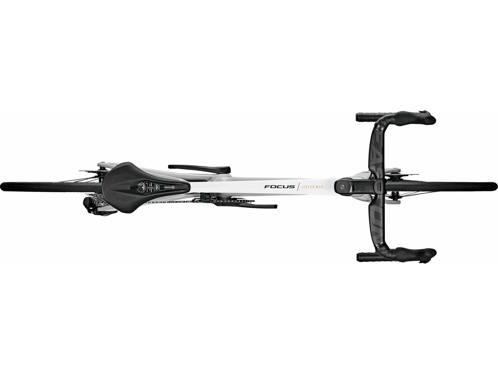 Focus Izalco MAX 9.8 DI cestný bicykel biely lesklý/svetlošedý lesklý