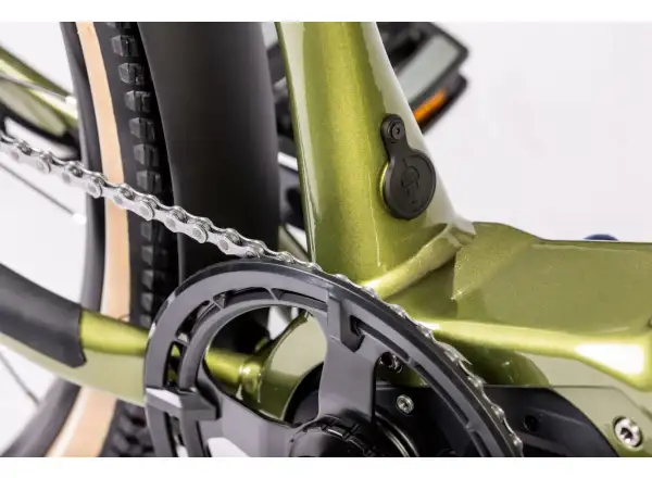 Rock Machine Gravelride e500 gravel elektrobicykel Matte Khaki/Black PREDVÁDZACIE