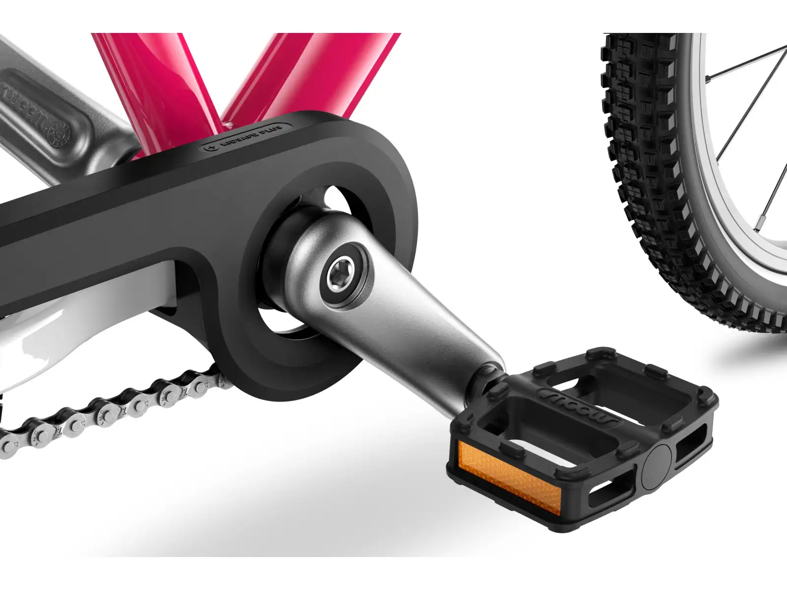Woom GO 3 Automagic Hot Pink 16 detský bicykel