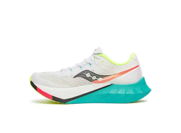 Saucony Endorphin Pro 4 pánska bežecká obuv white/mutant