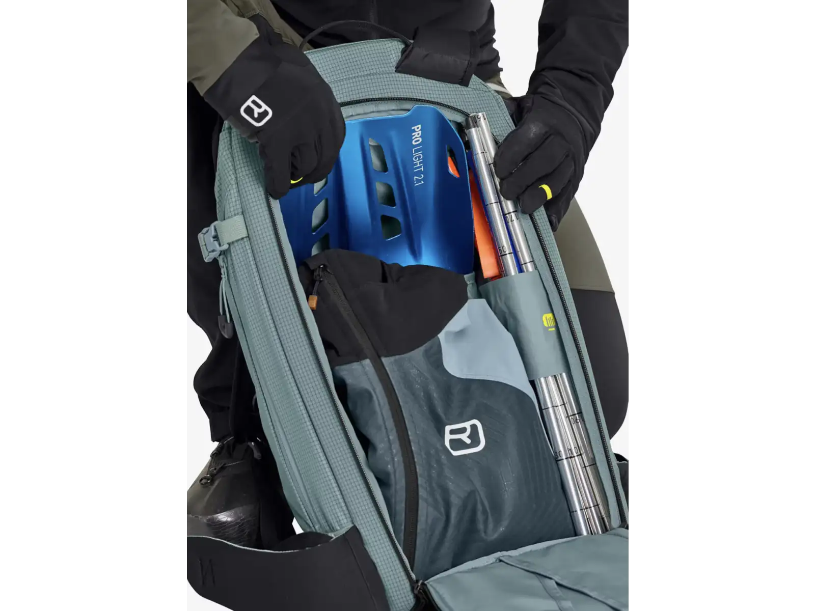 Ortovox Switchback 27 skialpinistický batoh Glacier Grey