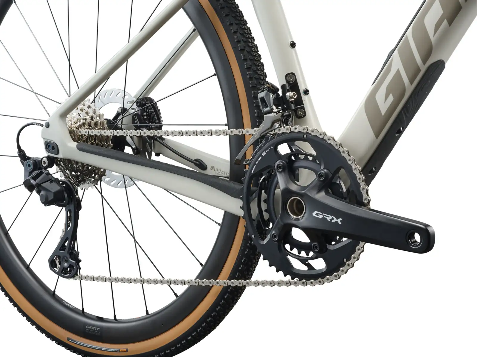 Giant Revolt Advanced 0 gravel bicykel Snow Drift