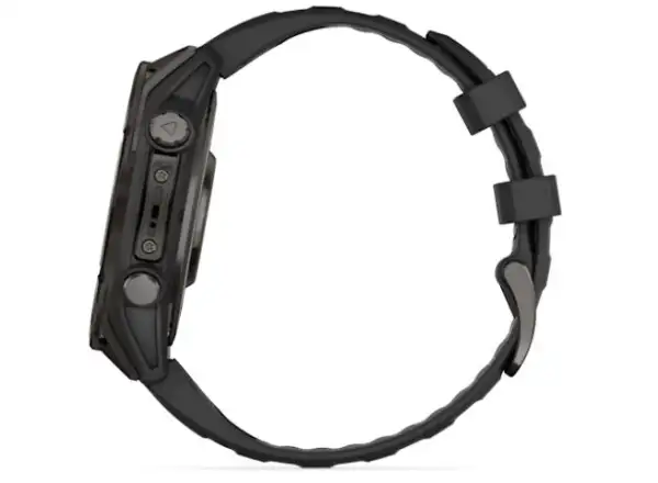 fenix® 8 - 47 mm, AMOLED, Safír, Uhlová šedá DLC titanová s čiernou/šedou.