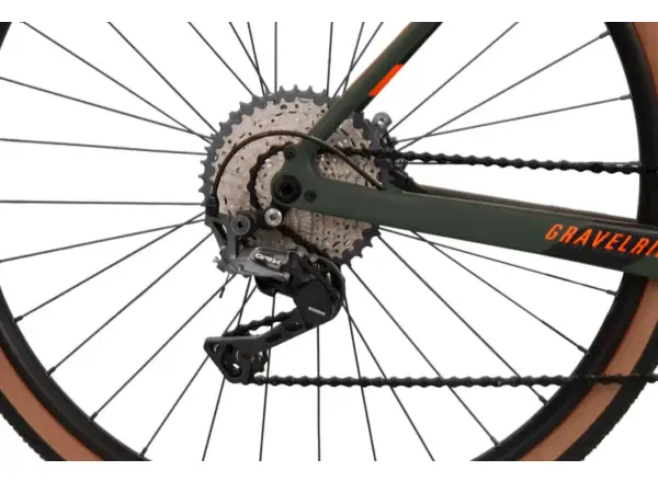 Rock Machine Gravelride CRB 900 khaki/oranžová gravel bicykel