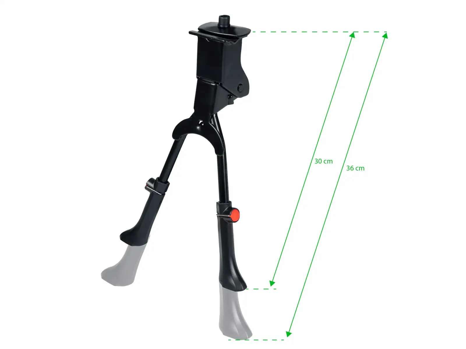 Force 24-29'' Fe stojanček pod rám/dvojitý čierna