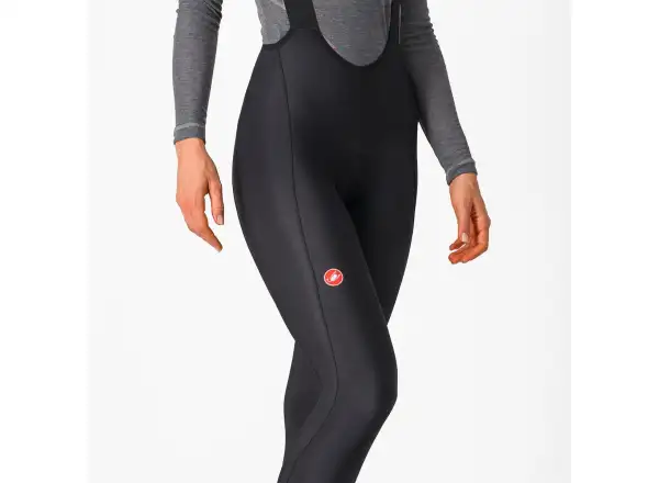 Castelli Espresso Bibtight dámske nohavice s laclom a vložkou Black