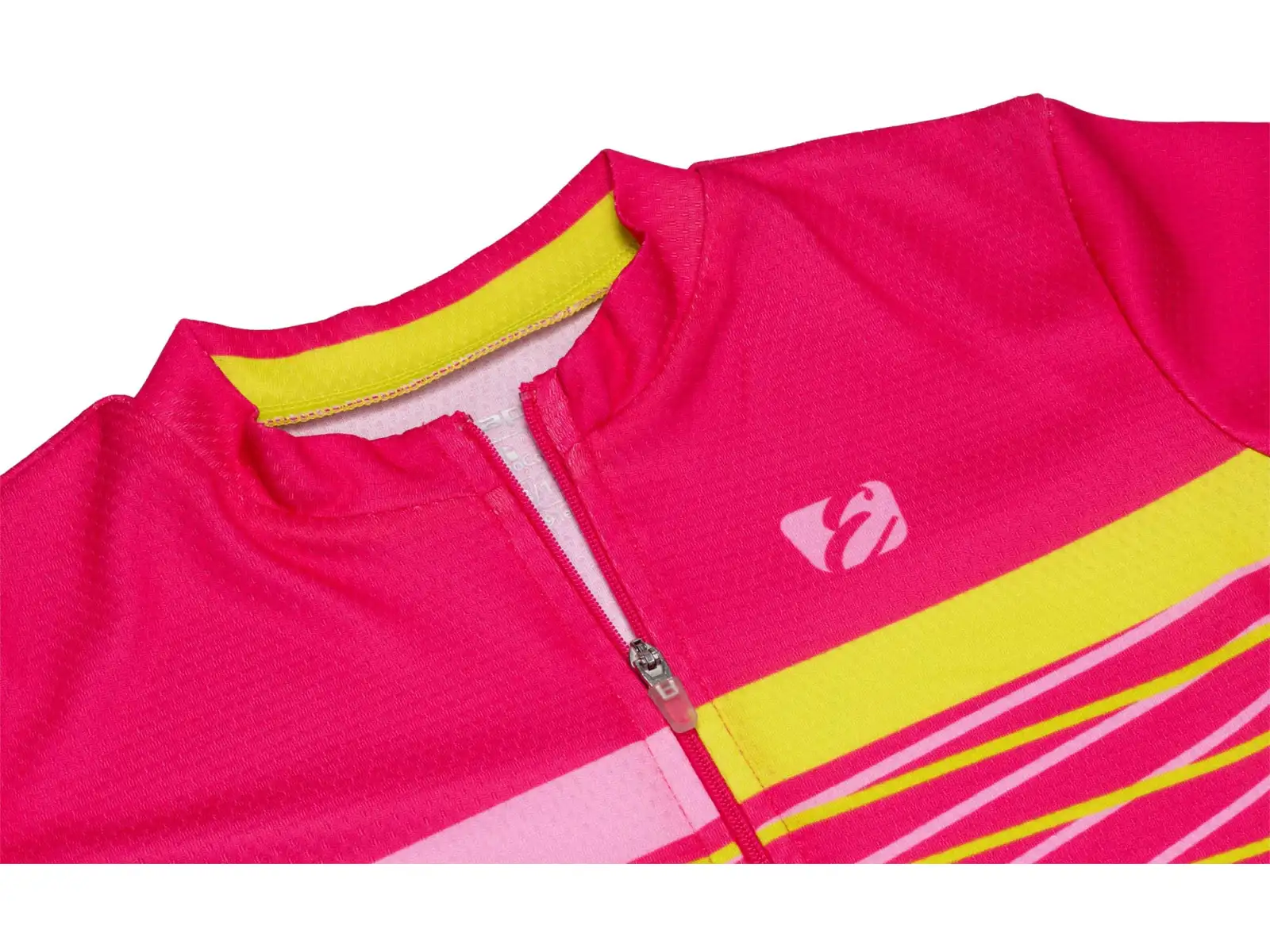 Etape Lucky detský dres ružová/limetka