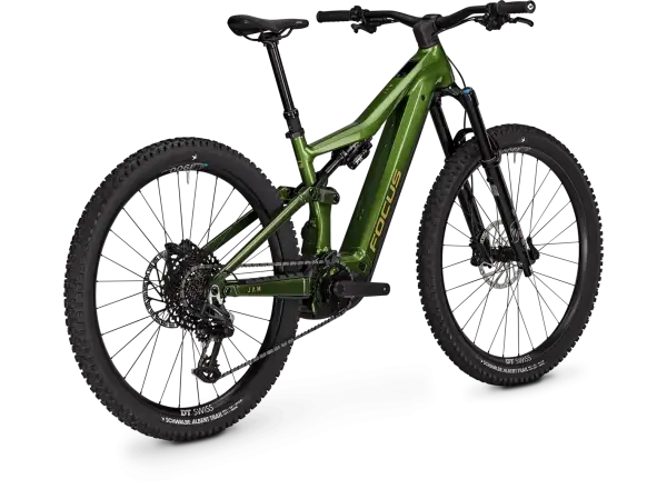 Focus JAM 9 600Wh celoodpružený elektrobicykel Sprucegreen / Mossgreen