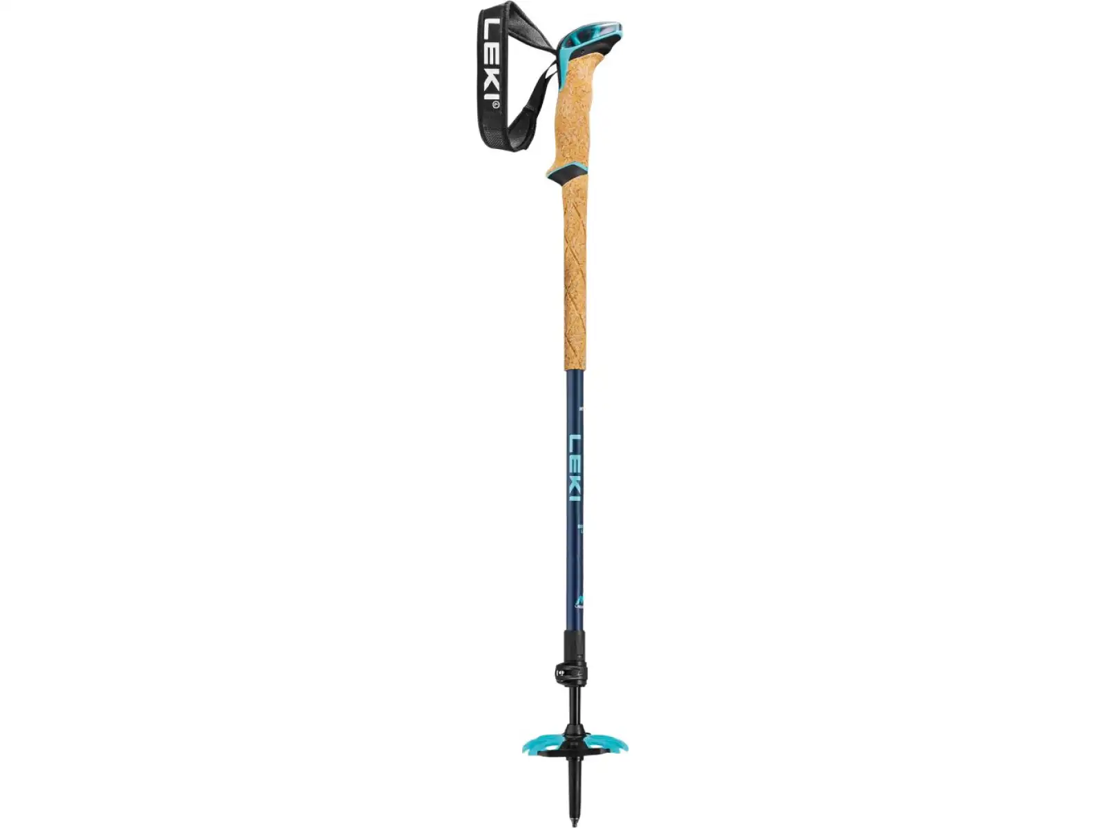 Leki Bernina Lite 2 dámske skialpové palice Denim blue/Midnight blue/Mint