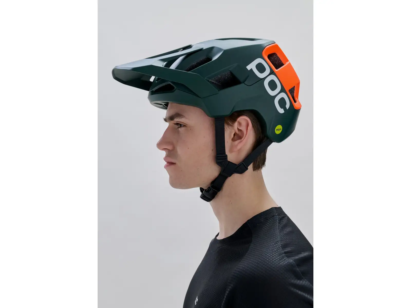 POC Kortal Race MIPS MTB prilba Pargasite Green Matt/Fluorescent Orange Matt