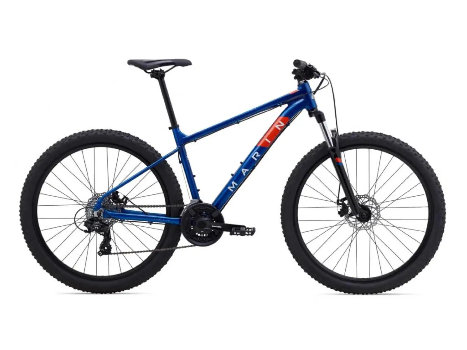 Horský bicykel Marin Bolinas Ridge 1 27,5" Gloss Blue/Off-White/Roarange