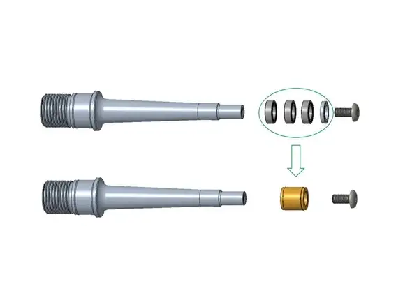 OneUp Rebuild Kit pre pedále Alu