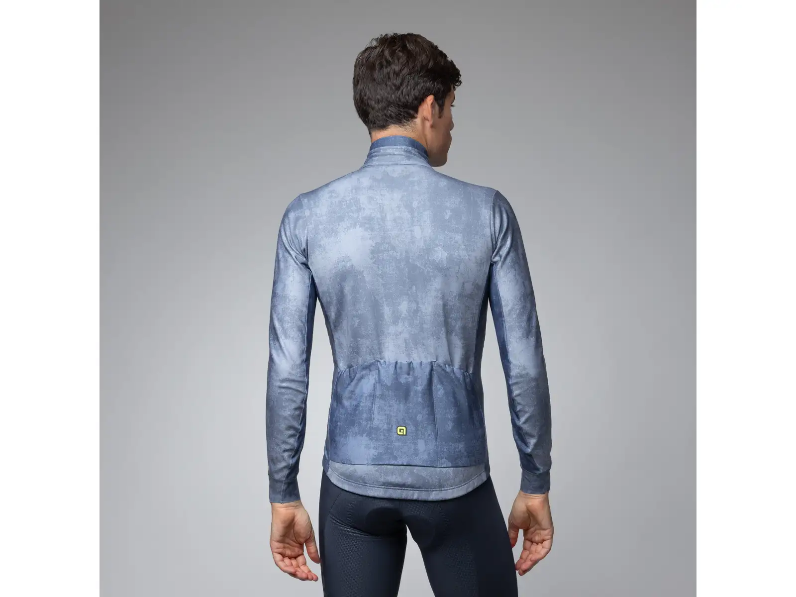Alé PR-E Profile pánska zimná cyklistická bunda Powder Blue